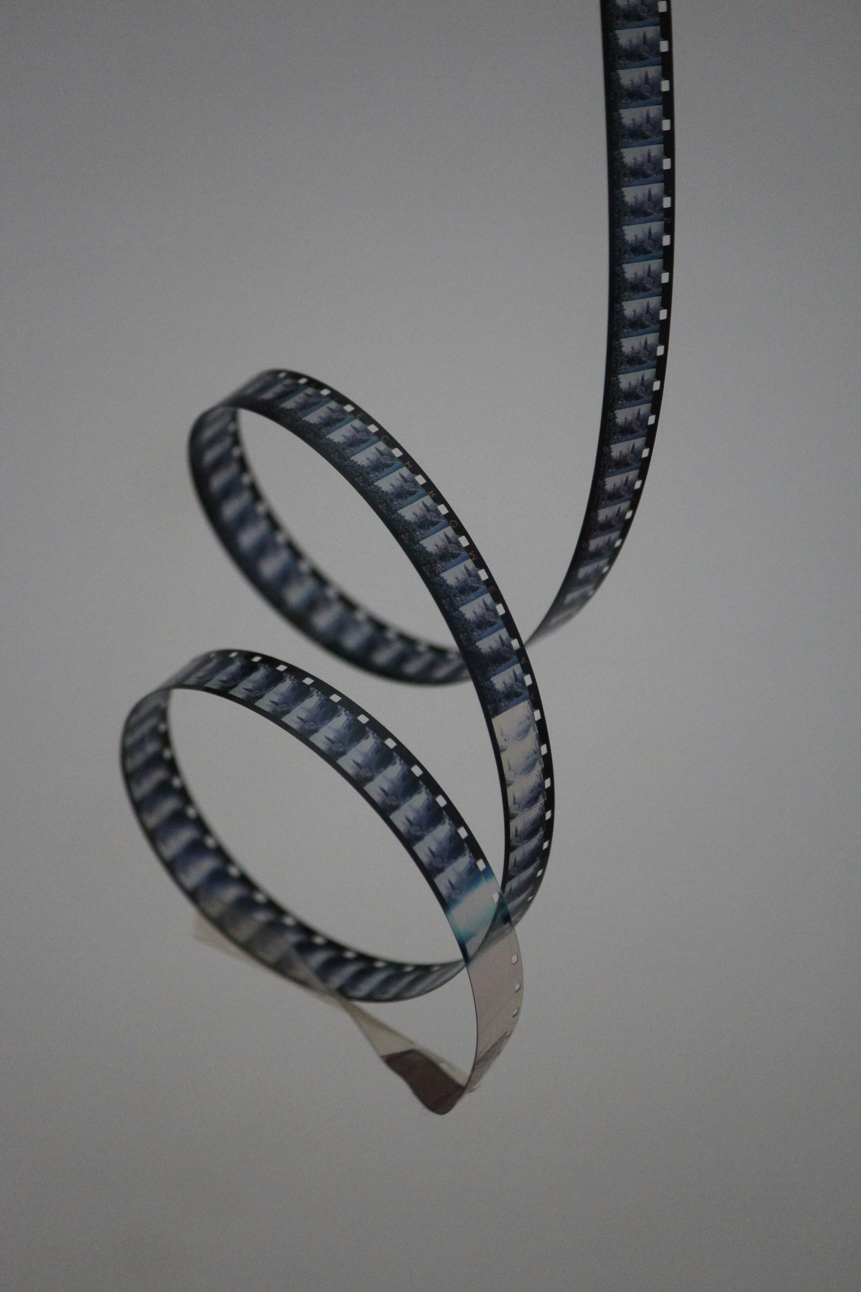 Film equipment in minimalist setting